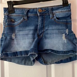 size 5 jean shorts